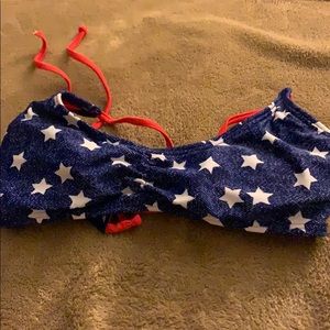 Candie's American Flag Bikini Top